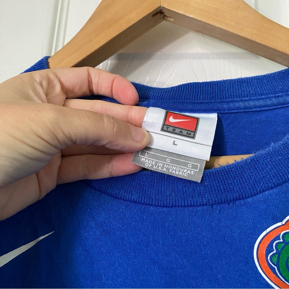 Vintage Grey Tag Nike University of Florida Gators Jersey Style Tshirt / Size L - Picture 4 of 5